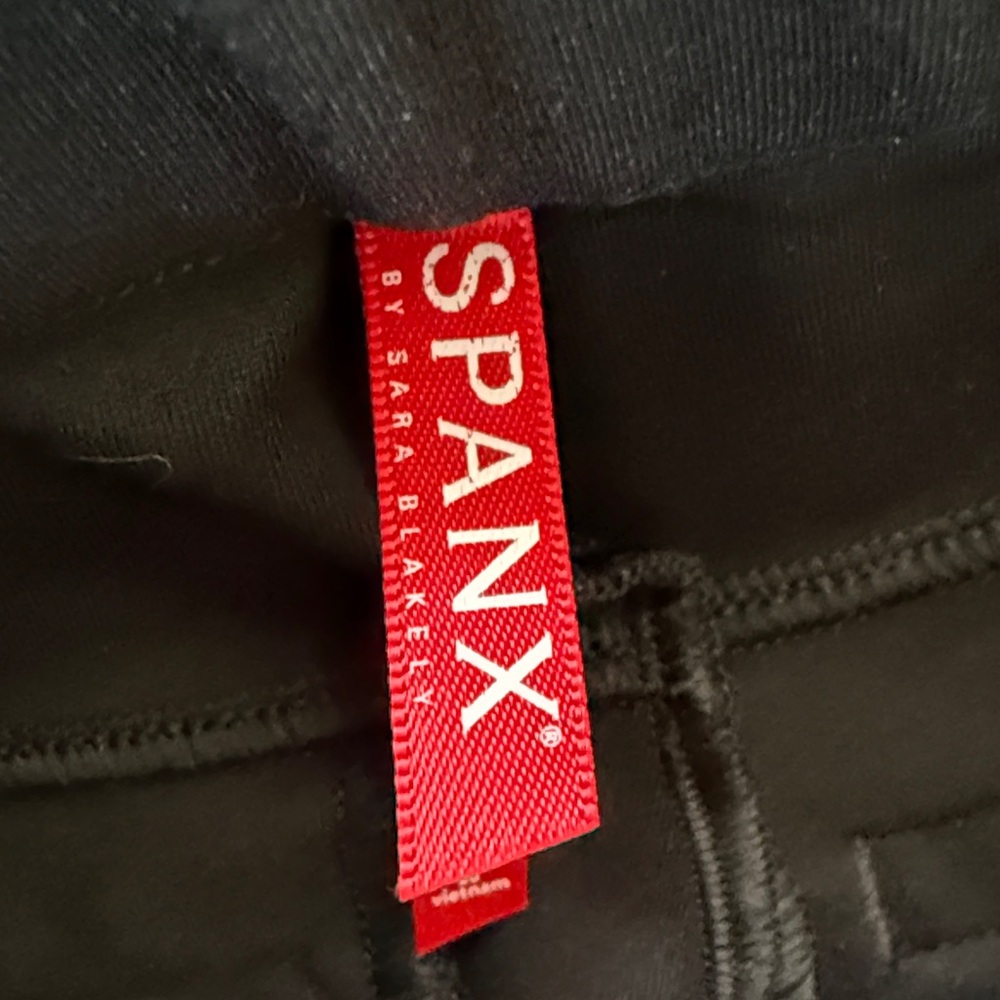 SPANX Black Boot Cut Flare Pants - Picture 2 of 5